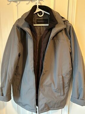 Weatherproof Men’s Gray Waterproof Jacket